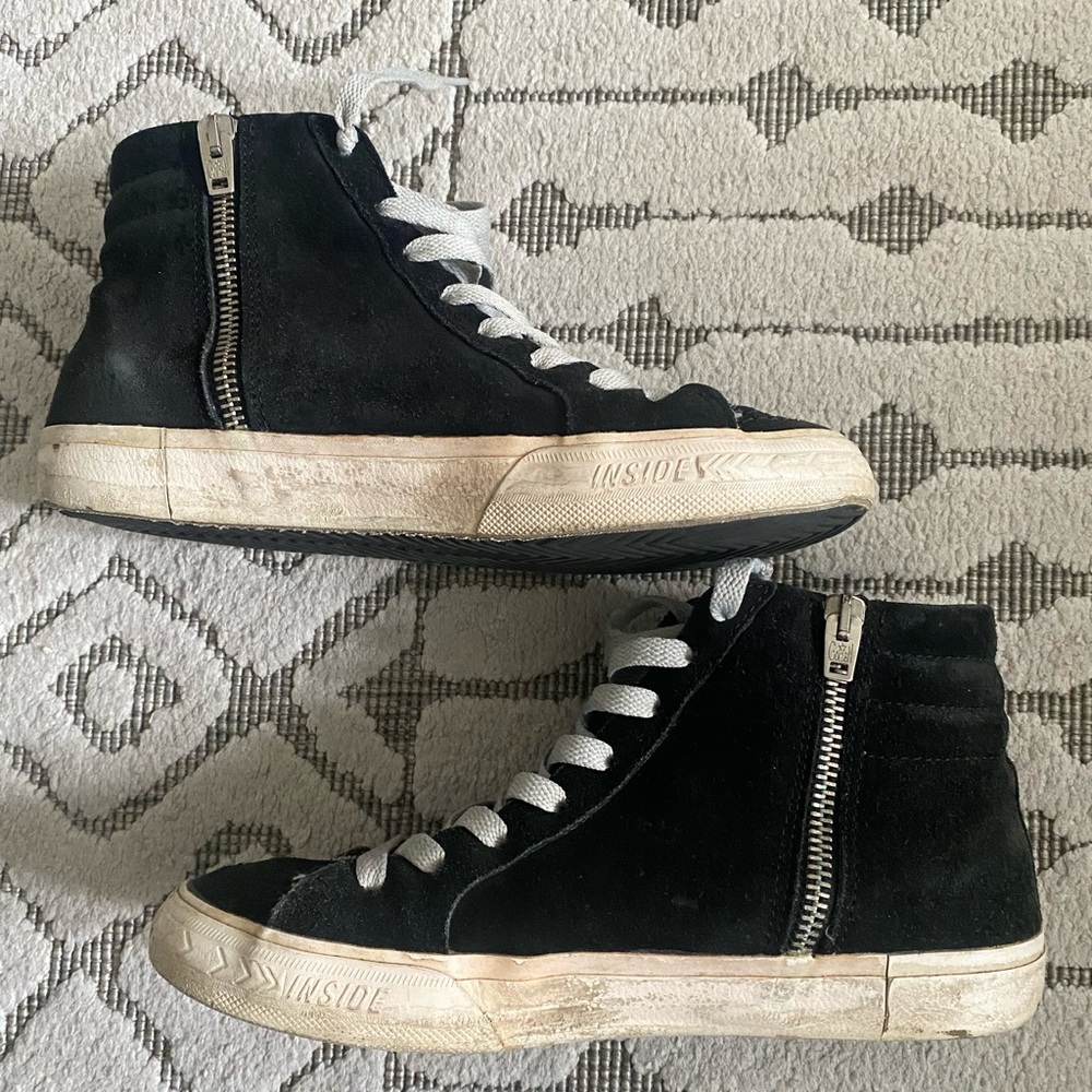 Golden Goose Suede High Top Sneakers